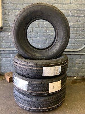 tires ordered and on hand for your needs car, truck or trailer