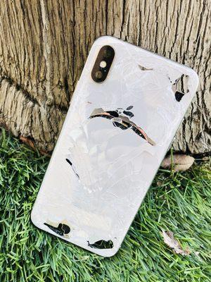 We can change your iPhone X back glass