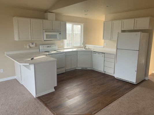 painted cabinets before listing the house.