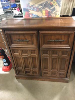 Vintage console cabinet