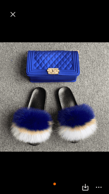 Captain Blue purse and slide set 39.99