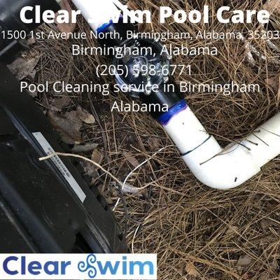 Best pool cleaner in Birmingham! "Clean pools and clear communication!" #maintenance #Birmingham #Hoover #Vestavia #MountainBrook