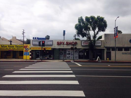 Across the street from Best Buy