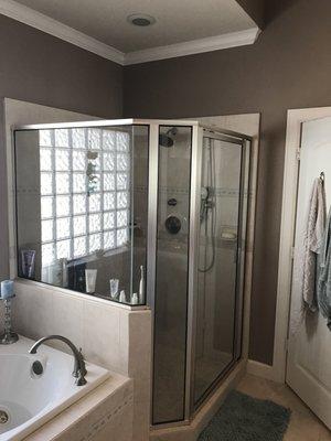 Before shower remodel