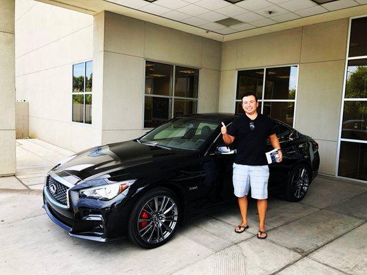 Congratulations to Javier on his first Red sport and second INFINITI with us!