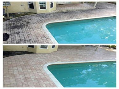 Pool decks cleaned