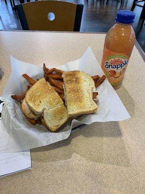 This was the Jacs bacon club, I can do better with a homemade sandwich w/drink for $13.00