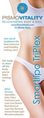 Smartlipo, Triplex: Melts fat, tightens the skin. Limited down time, amazing results!