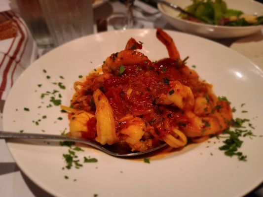 Shrimp Fra Diavolo at Pastina Bistro