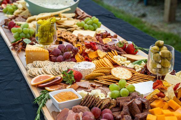 Check out this delish grazing table!