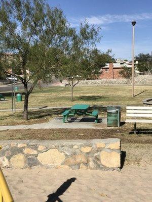 Picnic tables