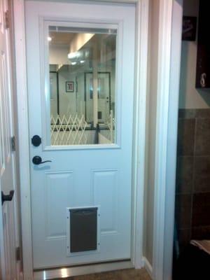 New Door and Pet Door Installation