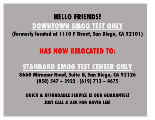 Smog Test