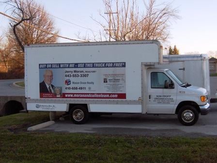 I have a 15ft ford 350 box van that is available for anyone that lists or sells with me...