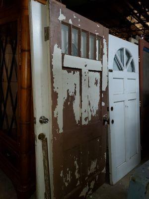 Vintage front doors easy to de-stress more or repaint like new