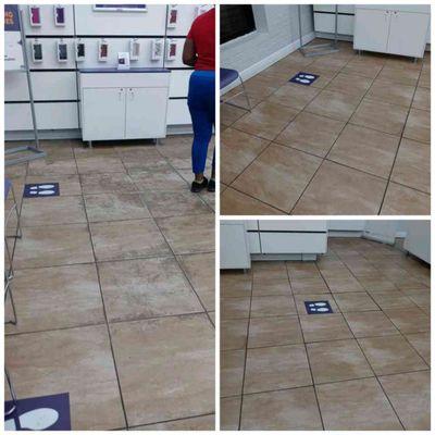 Remove wax from floors of Metro PCs in Baton Rouge