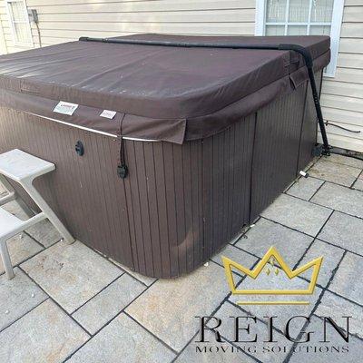 Moving a hot tub can be challenging because of its weight, bulk and technical components. That's why it is necessary to hire professionals.