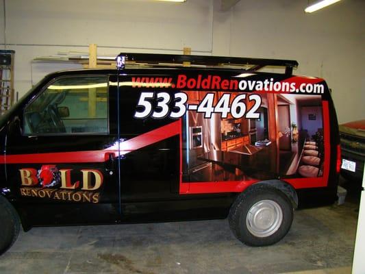 Bold Renovations- Vehicle Wrap- My SIgn Company