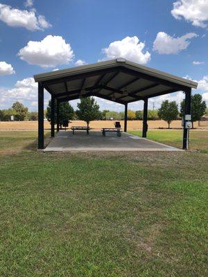 covered picnic area with grills