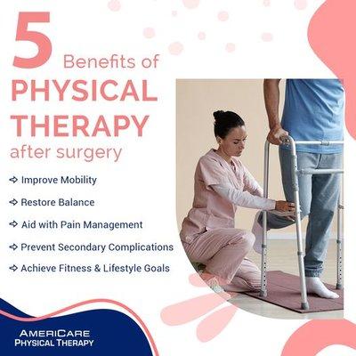 Five Benefits of Physical Therapy After Surgery