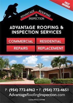 We specialize in: 1. New Construction 2. Roof Repair 3. Re-Roof Roof  4. Tile and Concrete Roof 5. Roof Waterproofing  6...