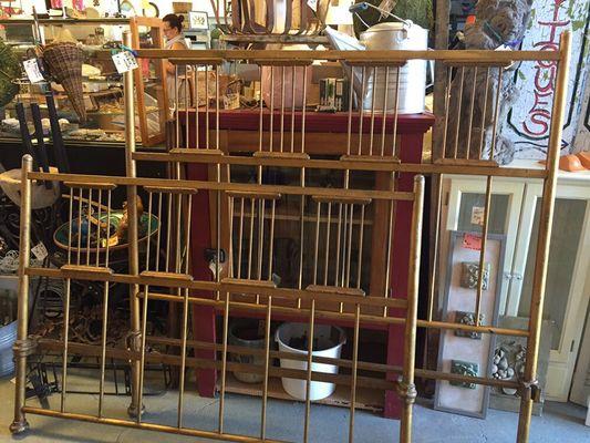 Cool Art Deco iron bed