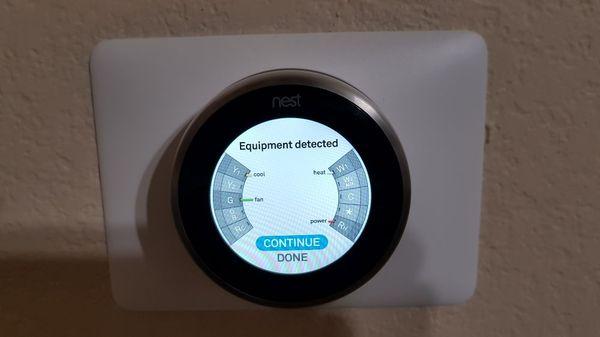 NEST Thermostat installation and troubleshooting