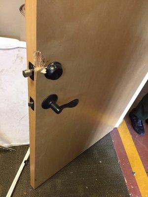 Fix door