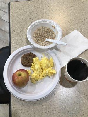 Free breakfast items