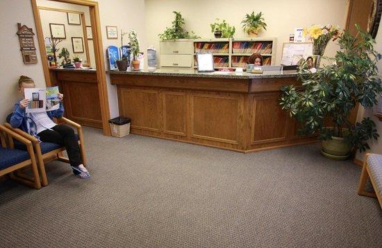 Reception Area at Federal Way dentist Avalon Family Dentistry