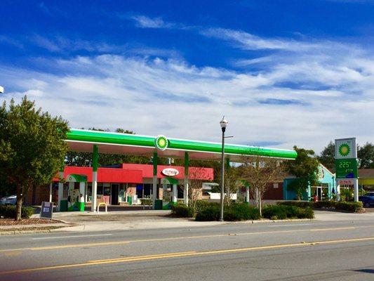 Origin convenience, BP gas station and Kenny's Cuban sandwiches