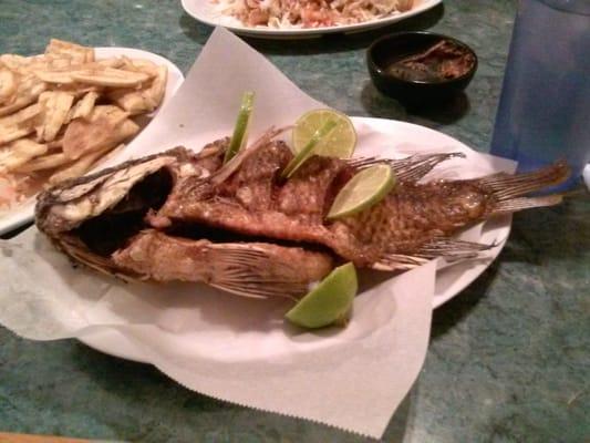 Honduran fish platter