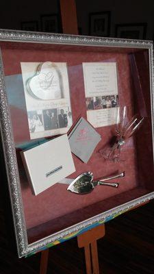 Anniversary frames and special occasion memorial mounts are our specialty.