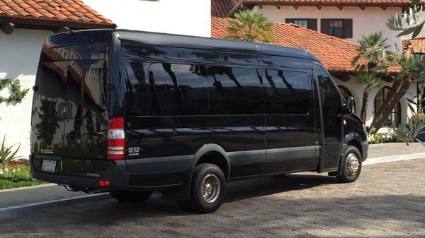 The legends & icons tour in a Mercedes sprinter