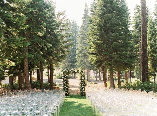 Destination wedding ceremony