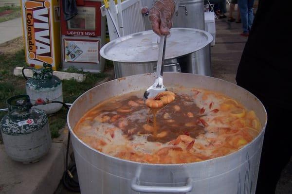 The 2007 Shrimp Boil was catered by ShrimpDaddy;)