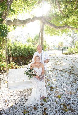 Wedding at the tree house fort Myers