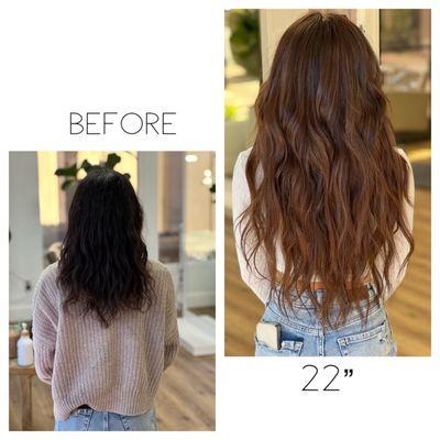 Hip length hair