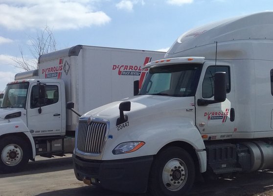 Trucks ready to rent