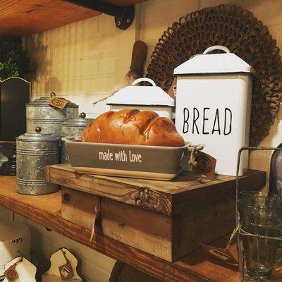 Nothing better than the smell of baked bread in the house!