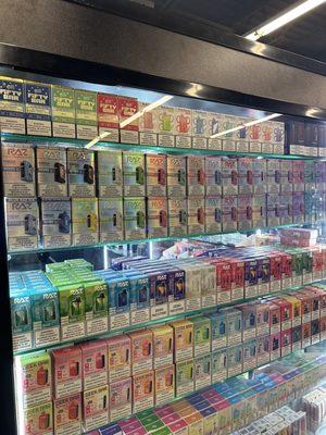 Fraction of vapes they have.