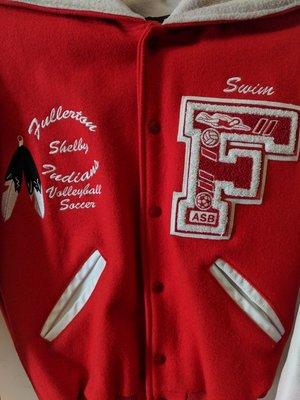 Custom Varsity Letterman Jackets. Call us now for information on our packages!