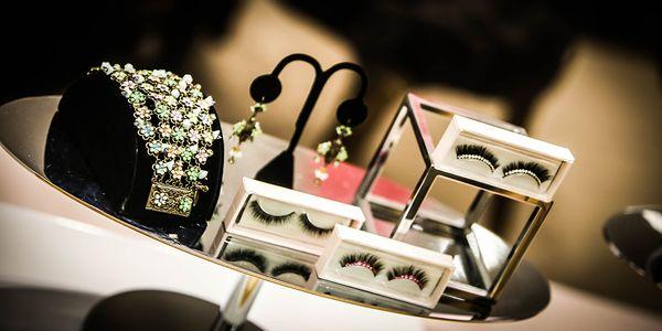 We carry a large selection of strip and flare lashes for a glam night out.