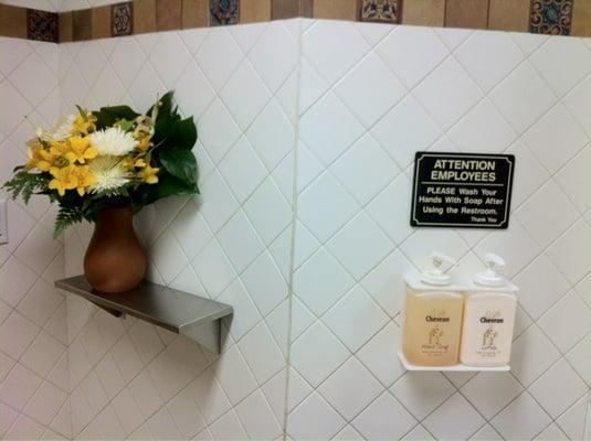 Flowers, fancy tiles, and soap & lotion made 'exclusively' for the Ojai Chevron. What?!