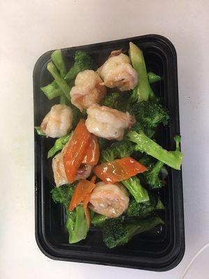 Shrimp w/broccoli