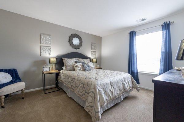 2 Bedroom Master Floorplan at University Park Apartments