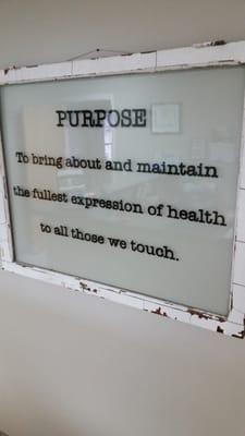 The purpose