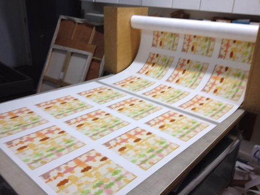 Roll of Paper Prints for MGM