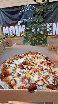 Buffalo chicken pizza