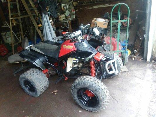 ATV we rebuilt motor on